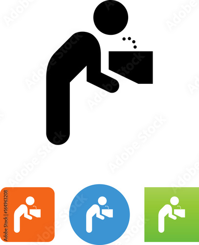 Drinking Fountain Icon - Illustration