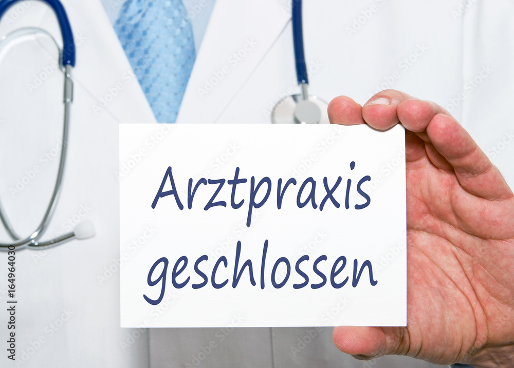 Arztpraxis Geschlossen Wie Komme Ich An Meine Unterlagen stock.adobe.com