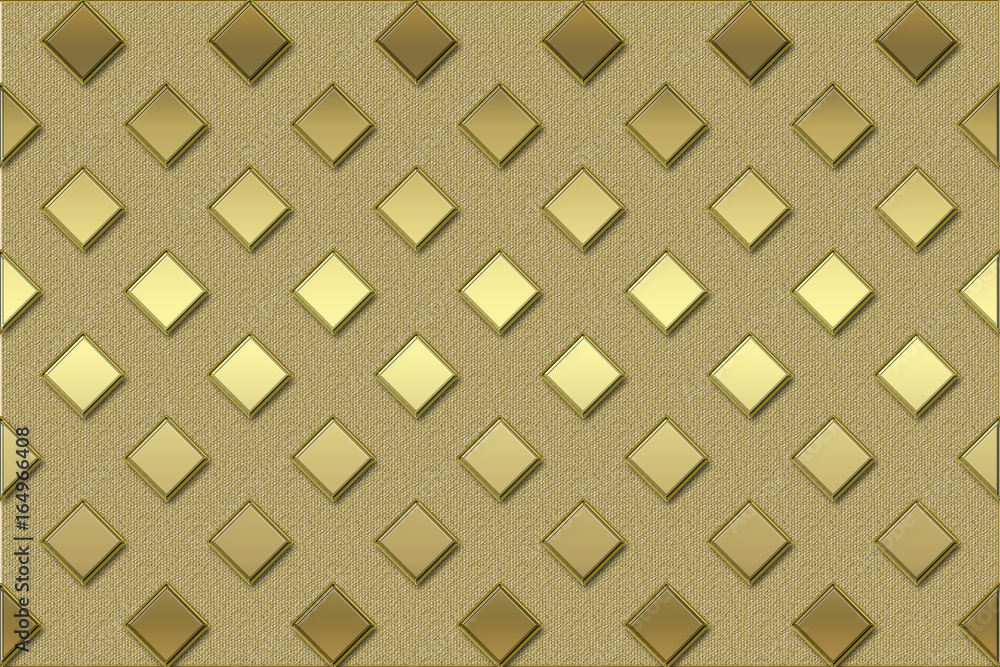 Close up of an abstract black and gold checkered seamless empty space. Close up of an abstract black and gold checkered seamless empty space.