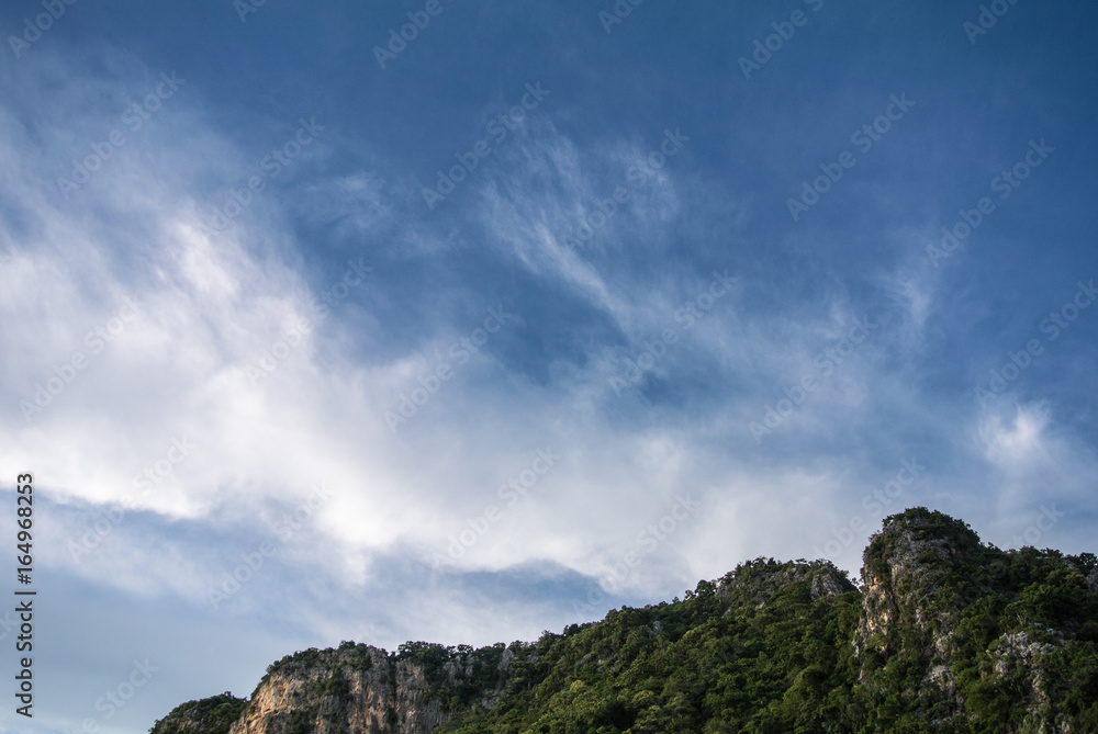 Beautiful cloud and sky in evening at the countryside in Thailand. Beautiful cloud and sky in evening at the countryside in Thailand.