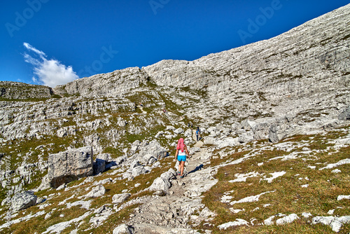 Madonna di Campiglio (Tn), Italy,Northern & Central Brenta mountain groups with Groste,Western Dolomites, Trentino-Alto Adige, Italy , Cima Sella,Beautiful alpine landscape