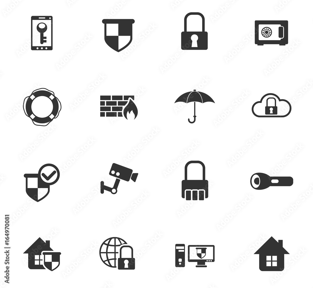 security icon set security icon set