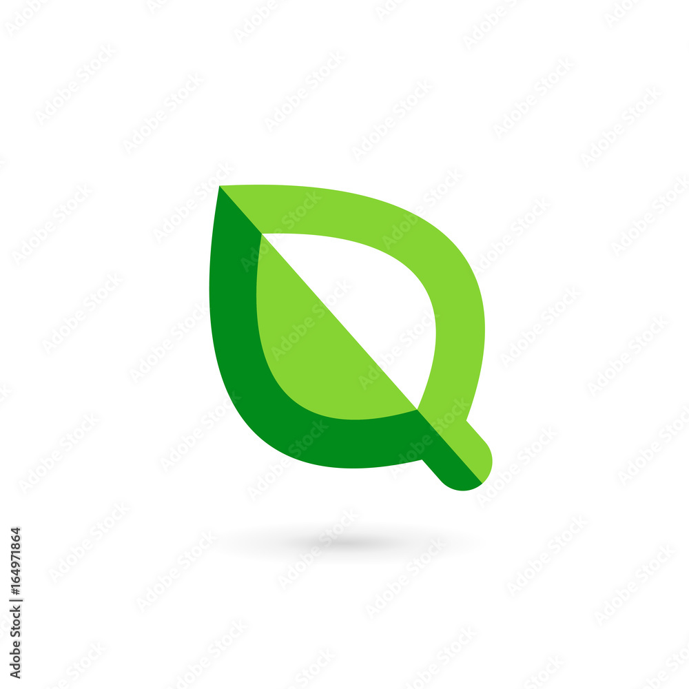 Eco leaves logo icon design template elements Eco leaves logo icon design template elements