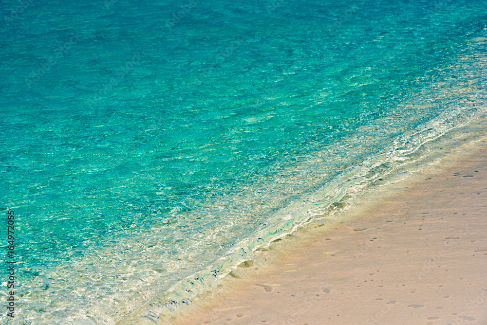 Beach wave close-up of Cayo Largo, Cuba. Сlose-up. Beach wave close-up of Cayo Largo, Cuba. Сlose-up.