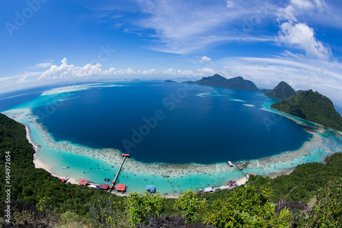 Beautiful sea capture 600m above sea level 