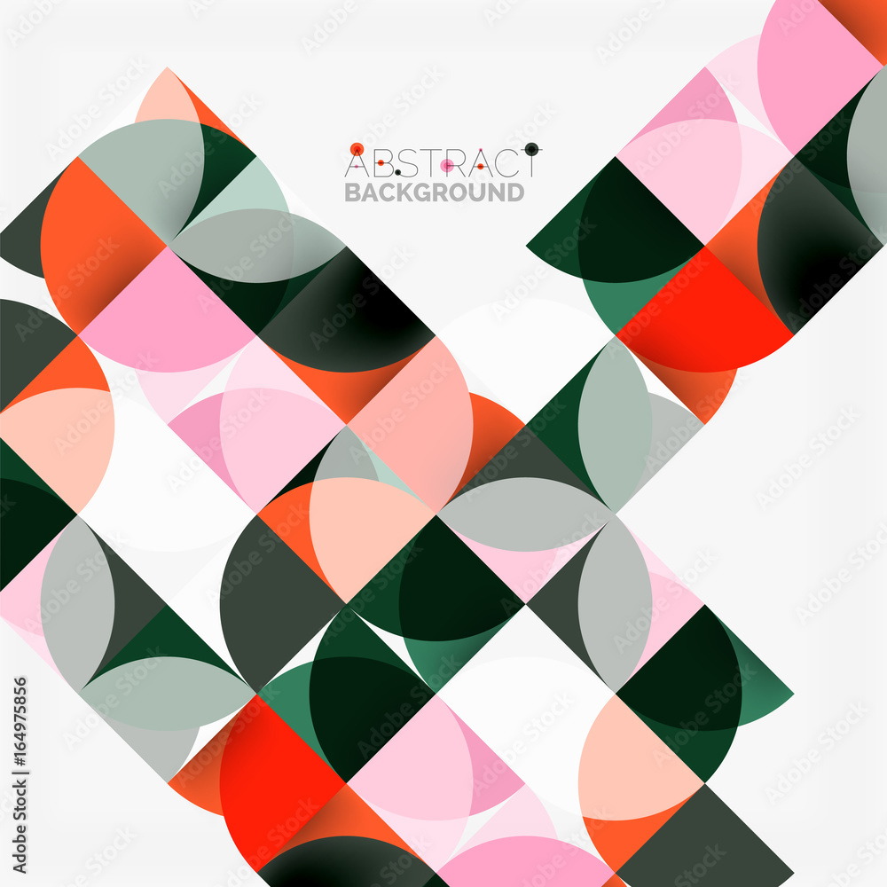 Modern geometrical abstract background circles Modern geometrical abstract background circles