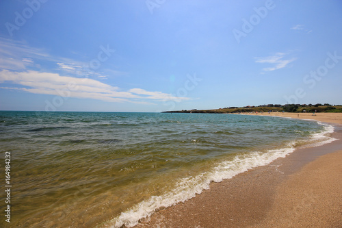 The mouth of the Veleka river at Sinemorets  Bulgaria