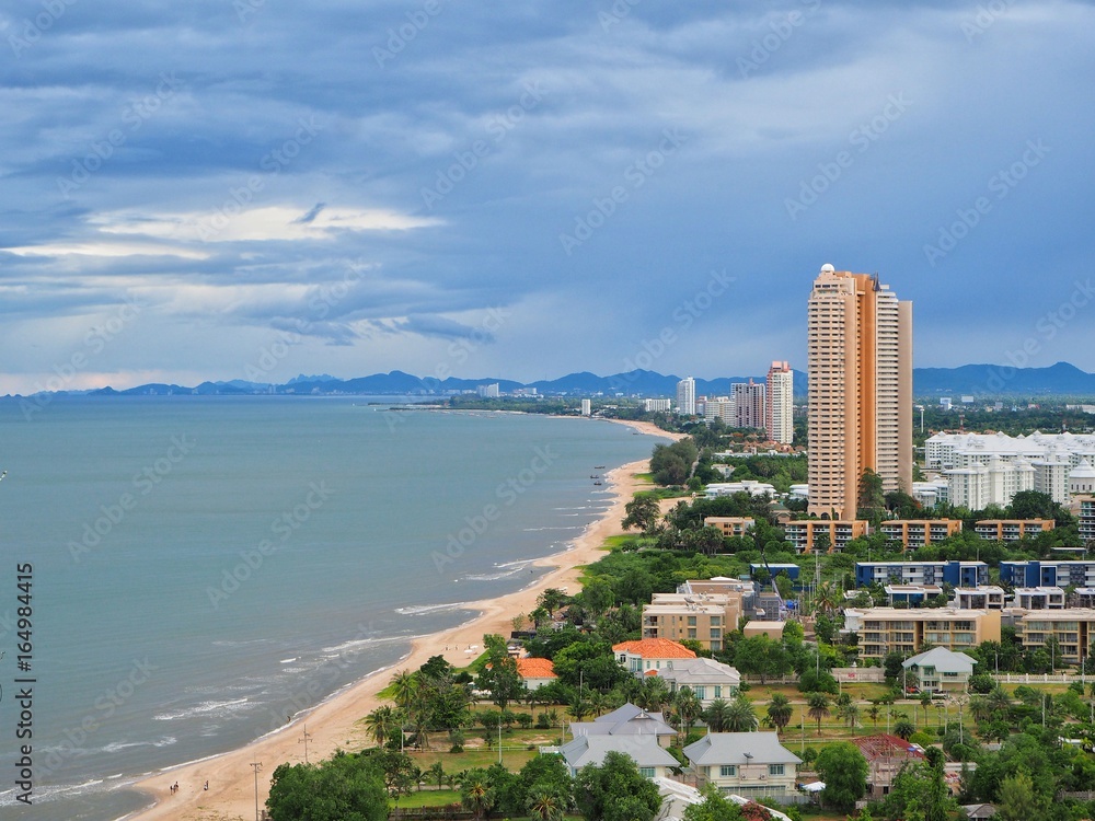 Obraz premium Cha Am Beach View