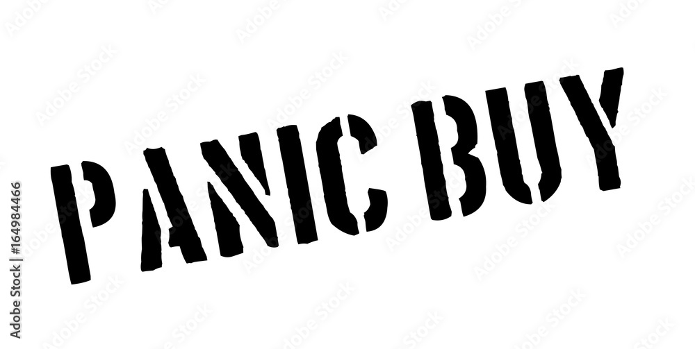 Panic Buy rubber stamp. Grunge design with dust scratches. Effects can be easily removed for a clean, crisp look. Color is easily changed. Panic Buy rubber stamp. Grunge design with dust scratches. Effects can be easily removed for a clean, crisp look. Color is easily changed.