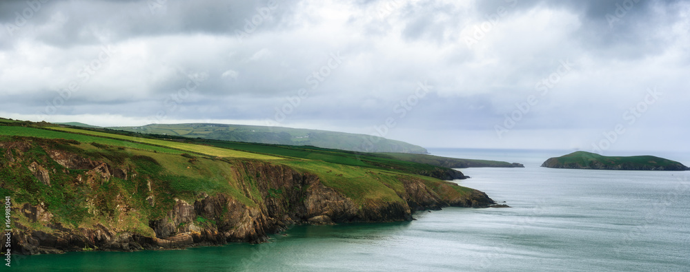 Welsh coastline Mwnt