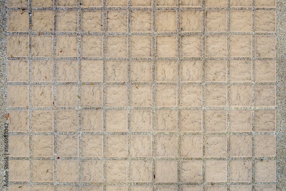 Fototapeta premium Concrete Squares wall Pattern background texture