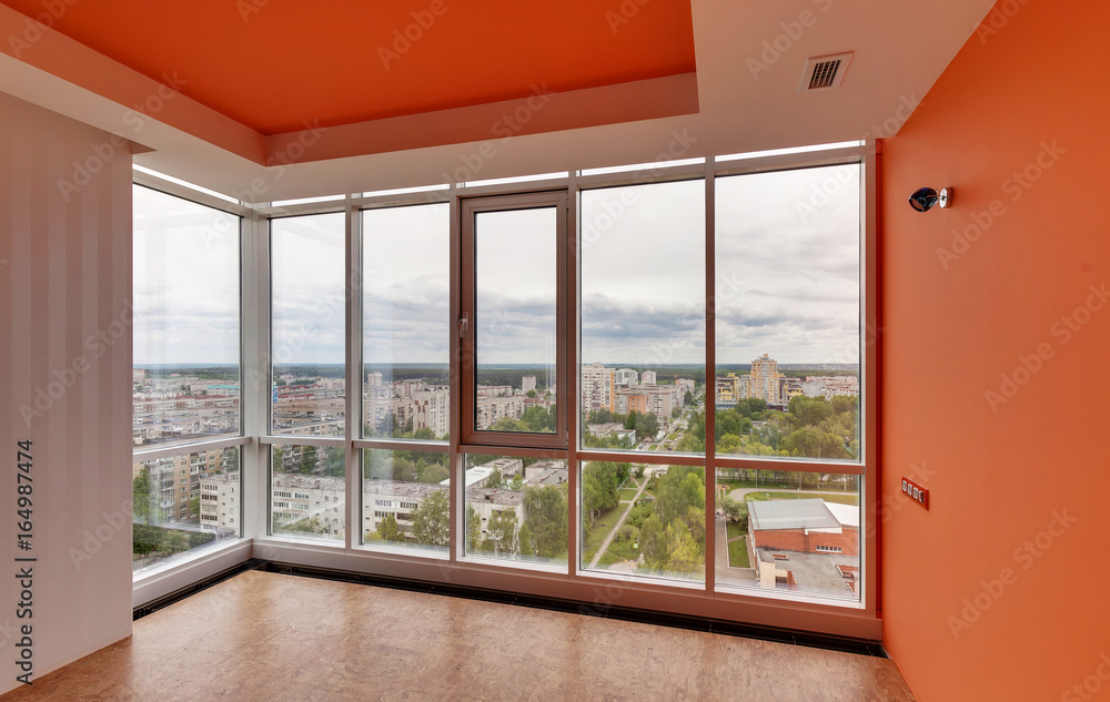 Fototapeta premium big glass window