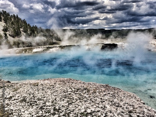 Geyser à Yellowstone