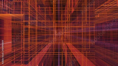 Grid 3032: An abstract complex graticule grid (Loop).