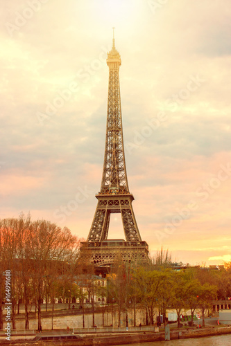 Fototapeta Naklejka Na Ścianę i Meble -  Eiffel tower.
