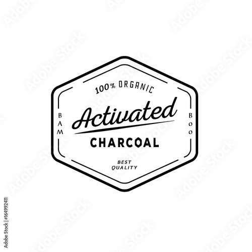 one hundred organic activated charcoal guarantee logo