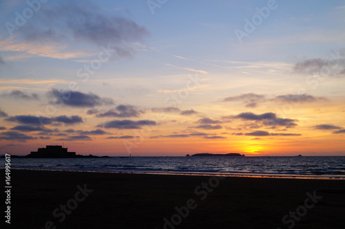 Coucher de Soleil - St malo