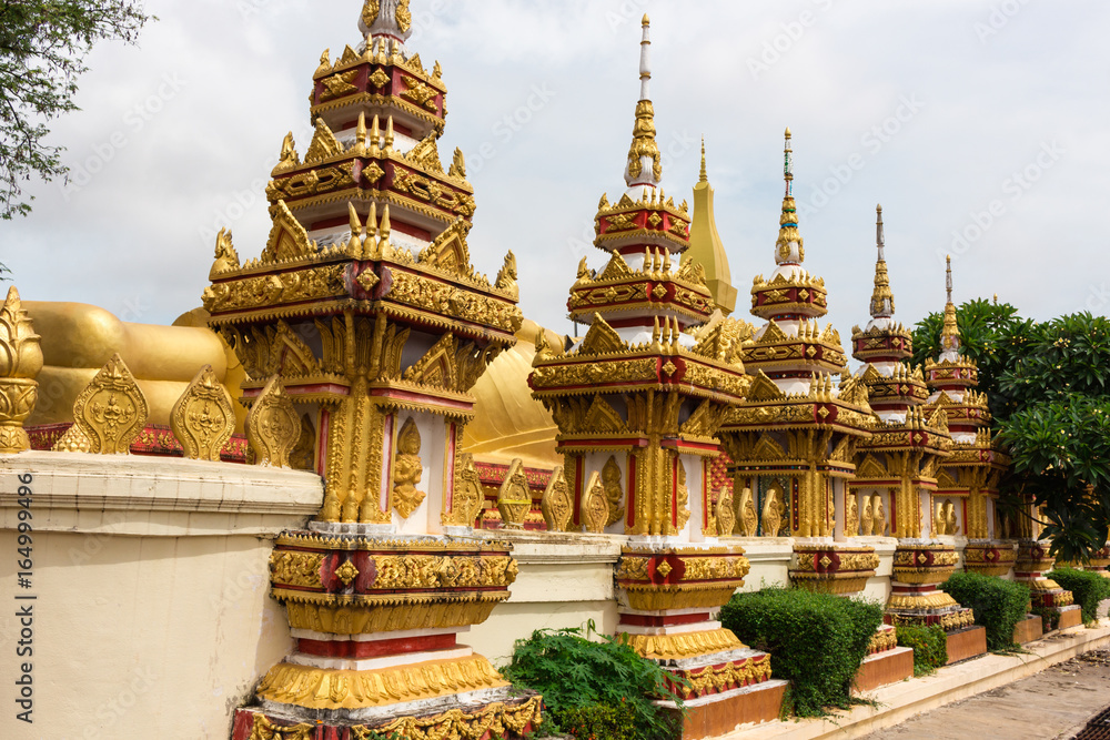 Fototapeta premium Wat That Luang Tai : タットルアンタイ・ビエンチャン