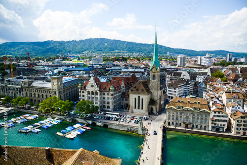 Fototapeta Naklejka Na Ścianę i Meble -  Sightseeing of Zurich