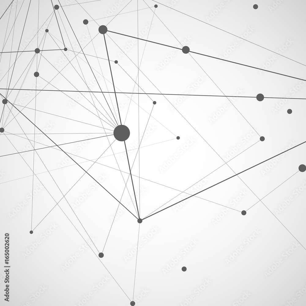 Abstract Vector Polygonal. Connecting Dots and Lines Background Abstract Vector Polygonal. Connecting Dots and Lines Background