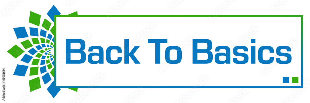 Back To Basics Green Blue Circular Bar Back To Basics Green Blue Circular Bar