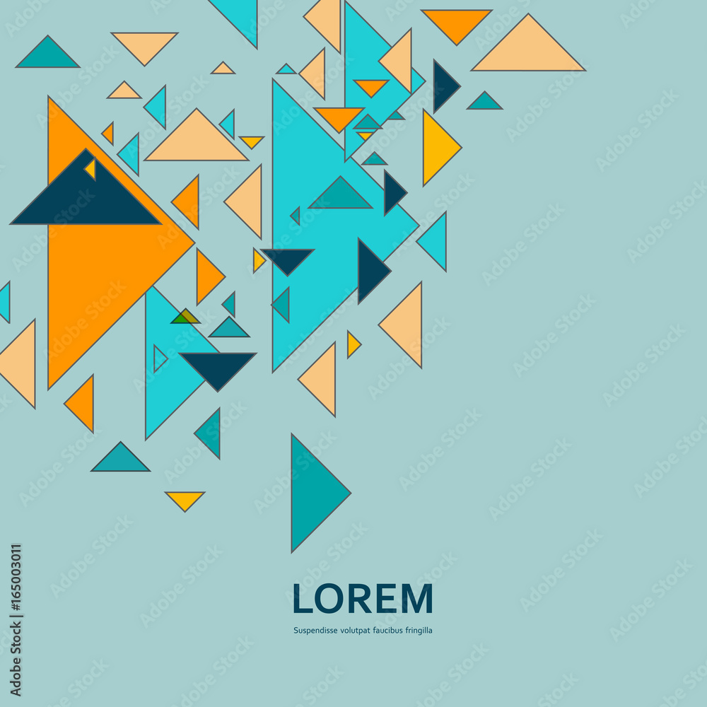 Abstract geometric background with modern overlapping triangles Abstract geometric background with modern overlapping triangles