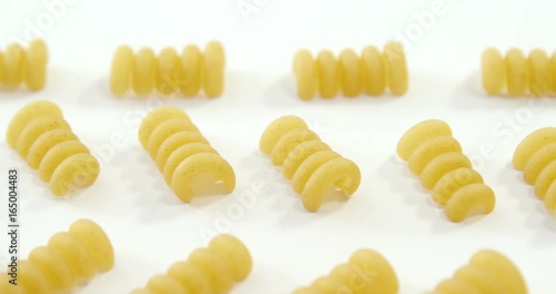 Close-up of torchietti pasta photo