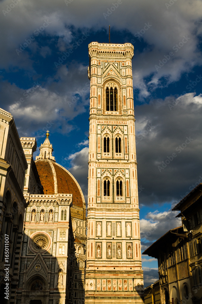 Florence Cathedral or Cattedrale di Santa Maria del Fiore Tower
