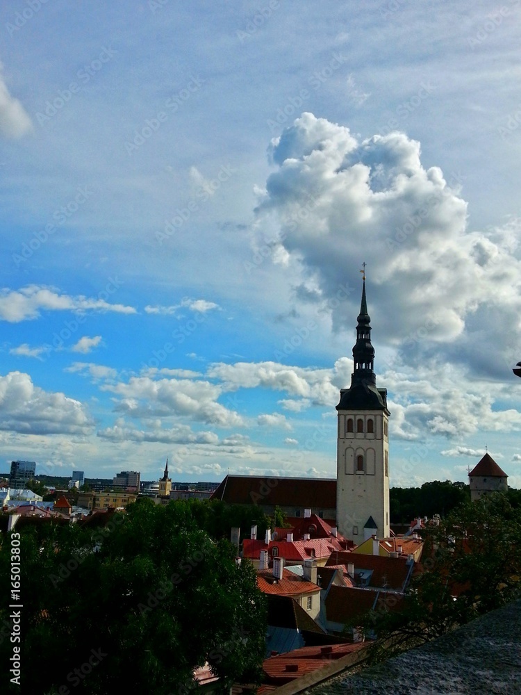 Tallin Estonia panorama città