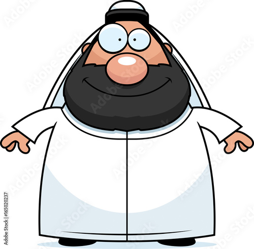 Happy Cartoon Sheikh