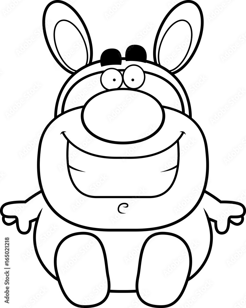 Easter Bunny Sitting Easter Bunny Sitting