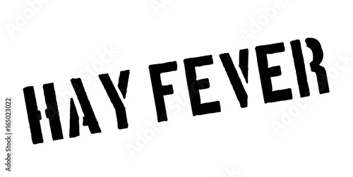 Hay Fever rubber stamp. Grunge design with dust scratches. Effects can be easily removed for a clean, crisp look. Color is easily changed.