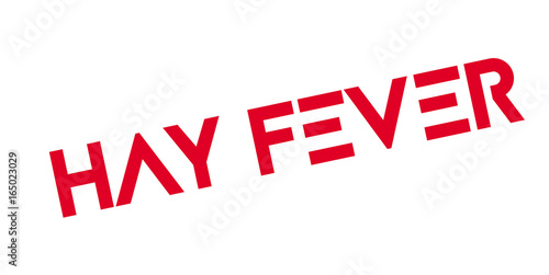 Hay Fever rubber stamp. Grunge design with dust scratches. Effects can be easily removed for a clean, crisp look. Color is easily changed.