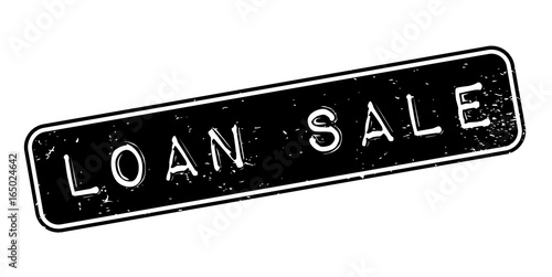 Loan Sale rubber stamp. Grunge design with dust scratches. Effects can be easily removed for a clean, crisp look. Color is easily changed.