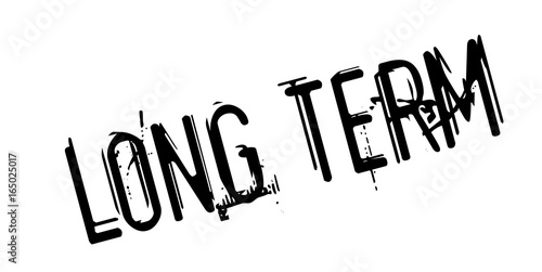 Long Term rubber stamp. Grunge design with dust scratches. Effects can be easily removed for a clean, crisp look. Color is easily changed.