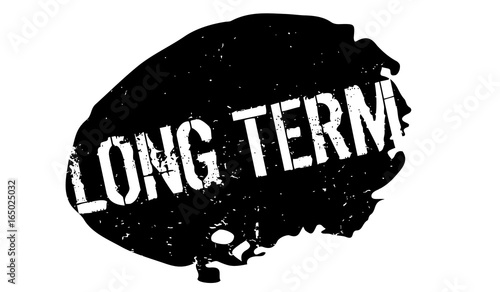 Long Term rubber stamp. Grunge design with dust scratches. Effects can be easily removed for a clean, crisp look. Color is easily changed.