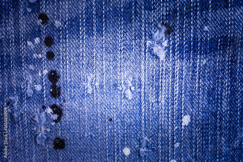 Blue Jeans texture background.