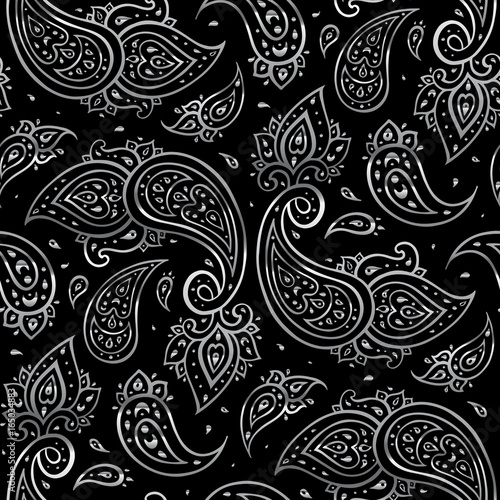 Paisley Ethnic ornament.