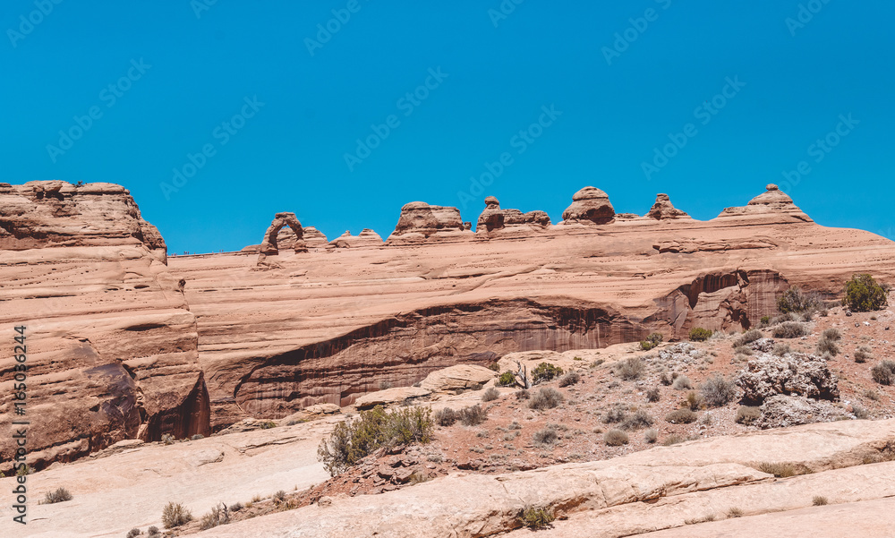 Delicate arch. Sightseeing of the Arches National Park, Utah Delicate arch. Sightseeing of the Arches National Park, Utah