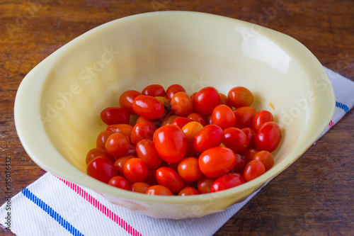Dish with Cherry Tomato