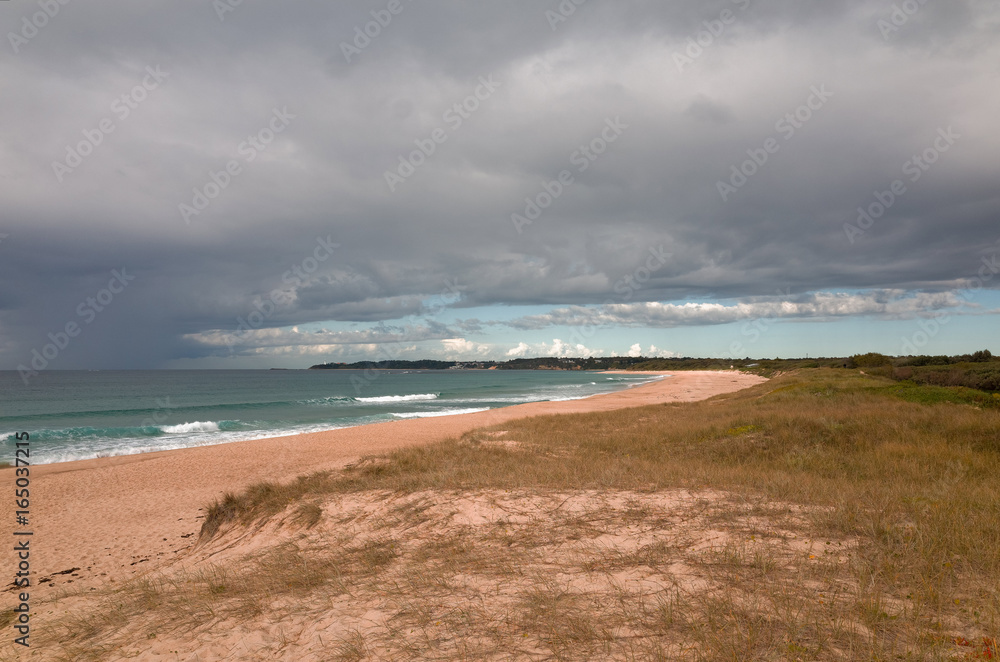 Beautiful Australian Beach on the Pacific Ocean Beautiful Australian Beach on the Pacific Ocean