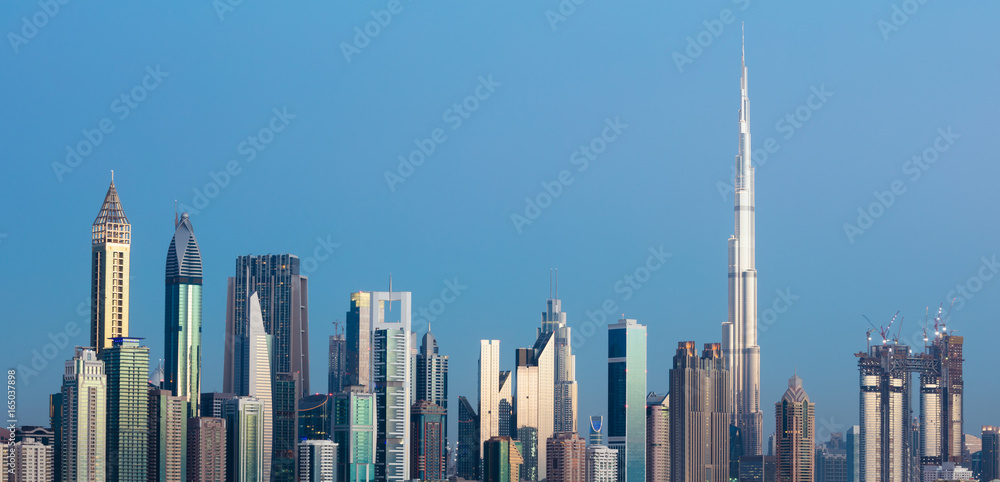 Fototapeta premium Dubai Skyline, UAE