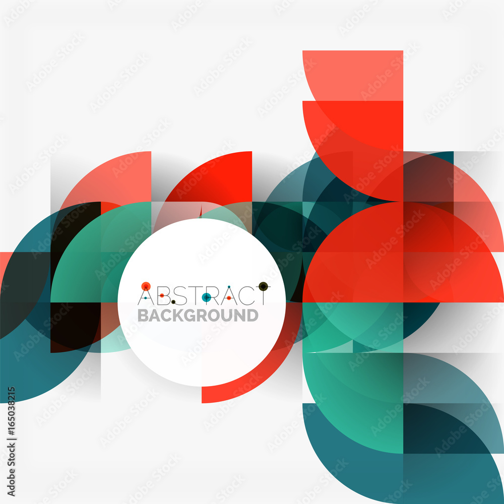 Modern geometrical abstract background circles Modern geometrical abstract background circles