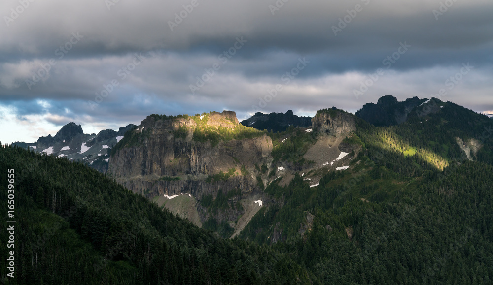 Fototapeta premium Tolmie Peak Trail