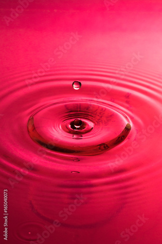 Single red drop