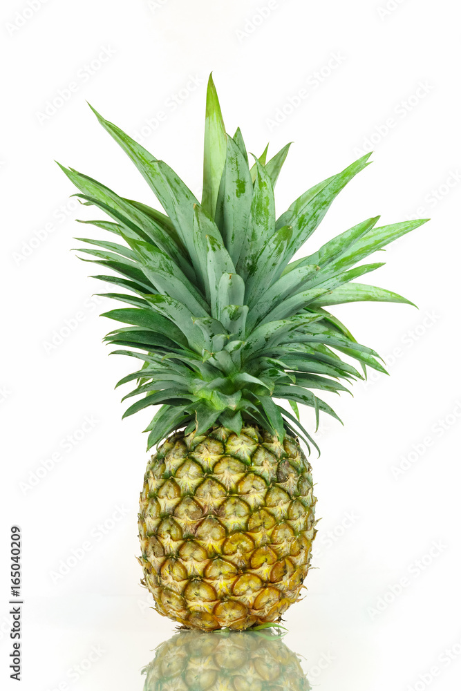 Ripe whole pineapple isolated on white background
Ripe whole pineapple isolated on white background