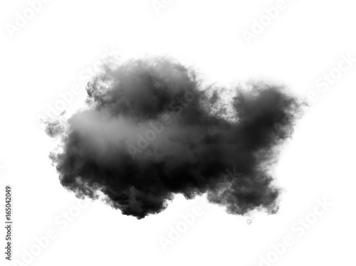  black Cloud on white