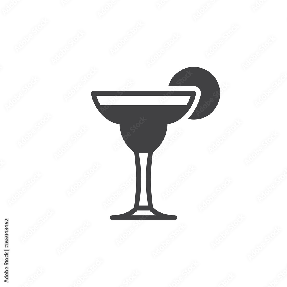 Cocktail margarita icon vector, filled flat sign, solid pictogram isolated on white. Symbol, logo illustration. Pixel perfect vector graphics Cocktail margarita icon vector, filled flat sign, solid pictogram isolated on white. Symbol, logo illustration. Pixel perfect vector graphics