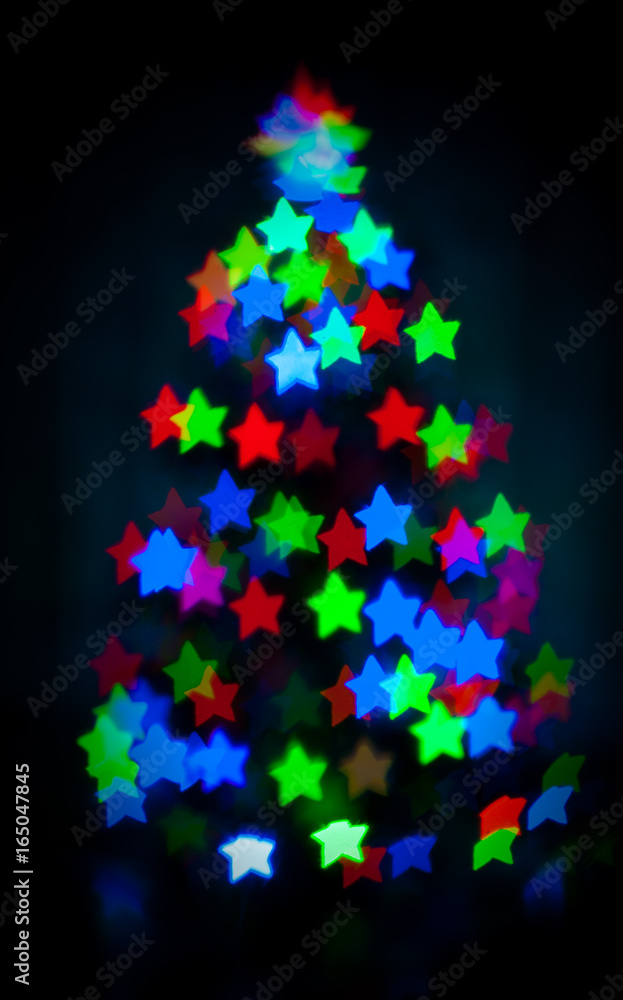 glowing christmas tree glowing christmas tree