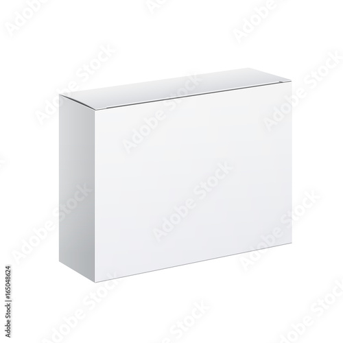 White Package carton Box. For Software
